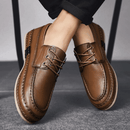 Mocassim Dockside Masculino de Couro Paolo