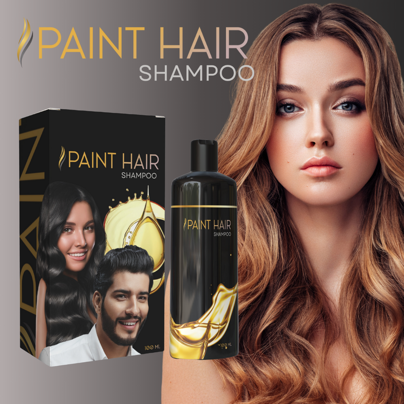 (COMPRE 1 LEVE 2) Shampoo Paint Hair - 3 em 1 [Tinge, Hidrata e Promove o Crescimento]