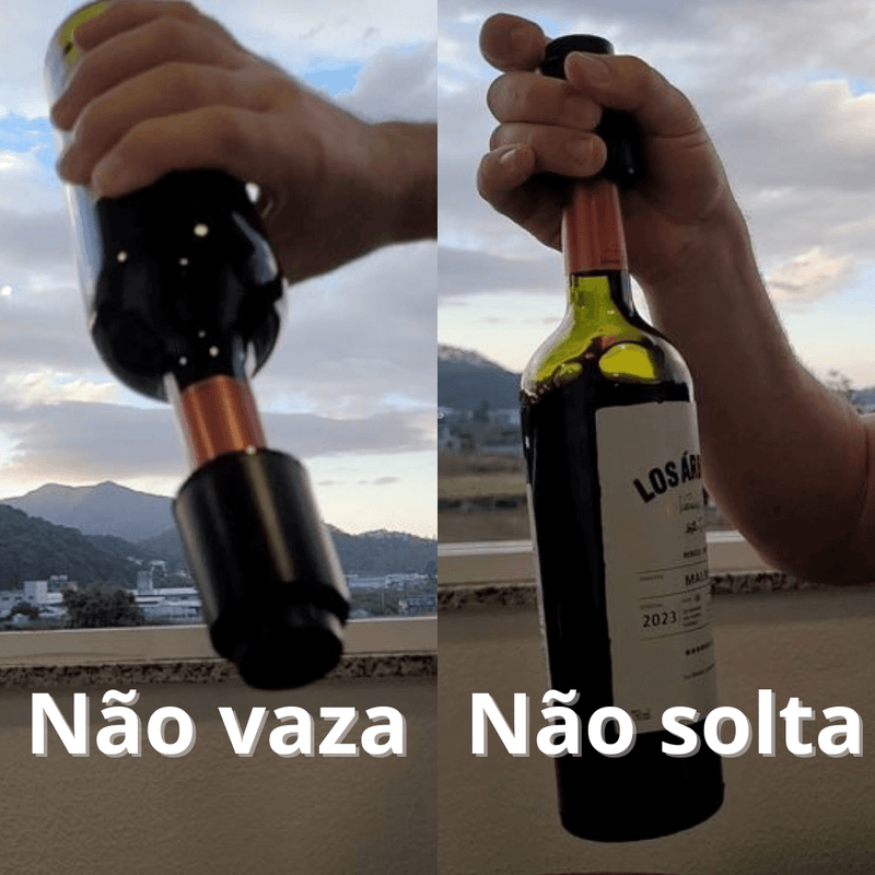 Rolha Vácuo Dijon para Vinhos - Cazehn