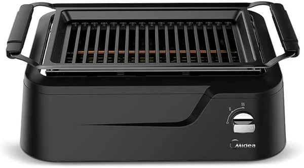 Churrasqueira Elétrica Smokeless (+ BRINDE JOGO DE FACAS)