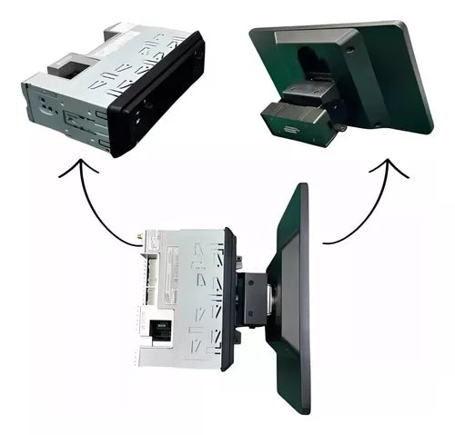 CENTRAL MULTIMIDIA UNIVERSAL | WIifi Android 12" Tela Flutuante TouchScreen + Câmera de Ré